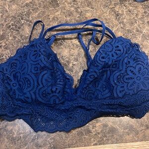 Cobalt blue Arie size large bralette .NWT